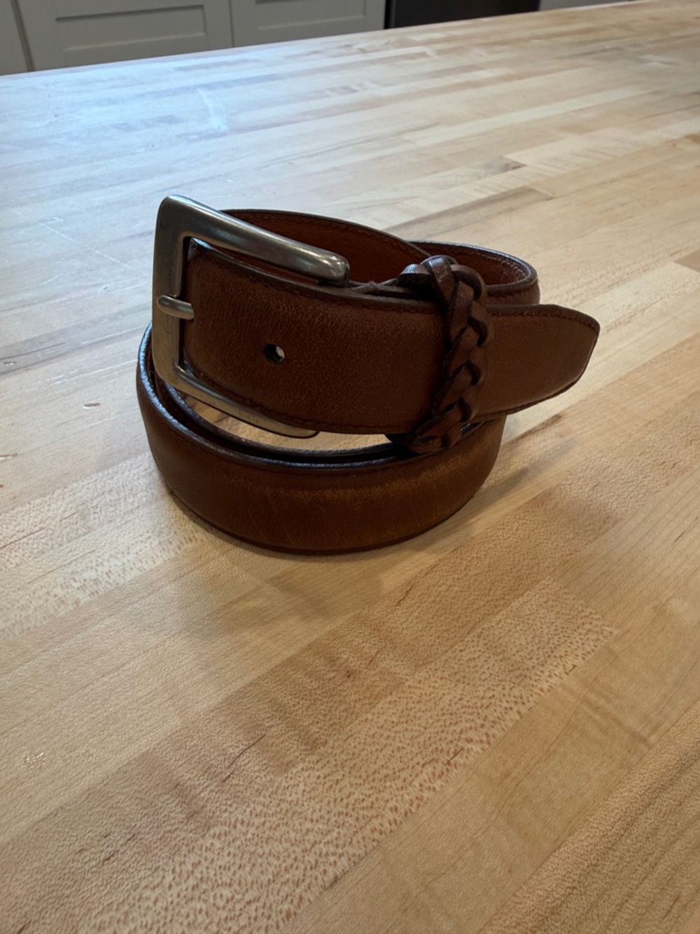 Chaps Ralph Lauren Size 34 Leather Belt Premium Quality Timeless Everyday Style